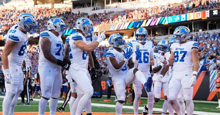 David Montgomery dominates in his hometown as Lions beat Bengals