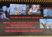 Video | Hackearon pantallas y megafonía en aeropuertos de Canadá y EE. UU. para difundir mensajes a favor de Hamás y contra Trump