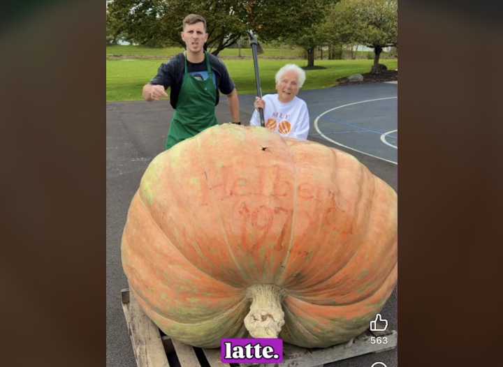 Ross Smith Turns Circleville’s Largest Pumpkin into Giant Pumpkin Spice Latte