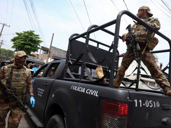 Police operation in Rio de Janeiro favelas leaves dozens dead
