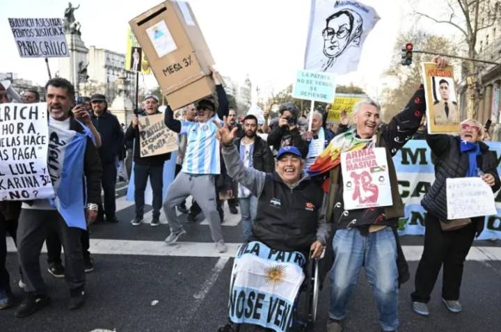 Incidentes en el Congreso durante una nueva marcha de jubilados