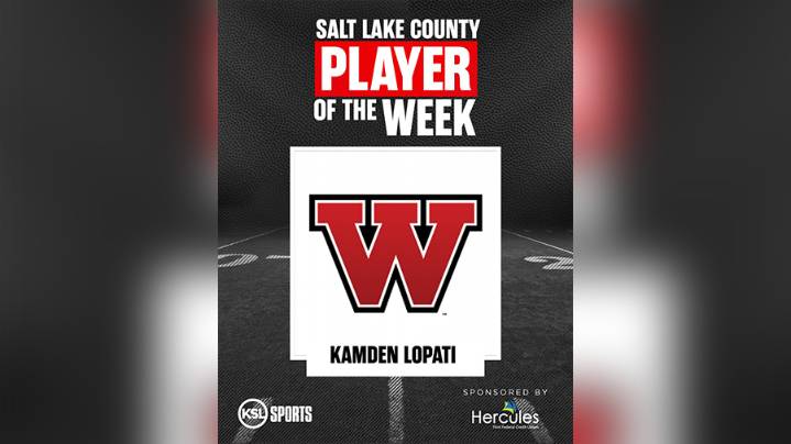 Salt Lake County High School Player of the Week 