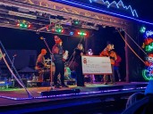 Festive Holiday Train Brings Live Music & Helps Families in NY