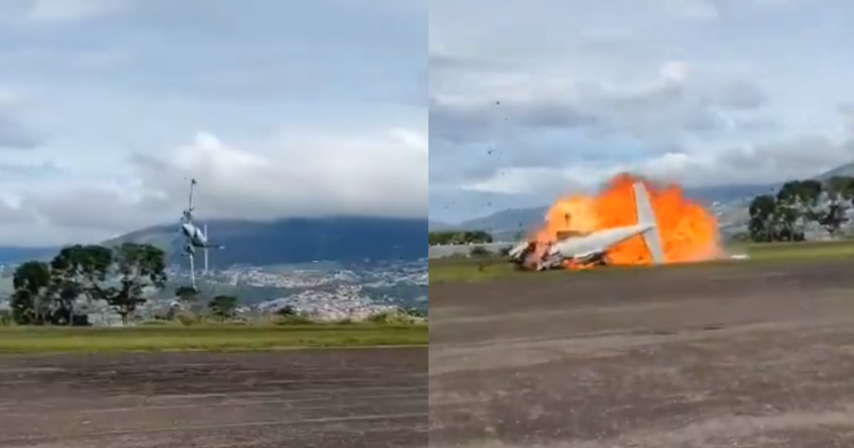 Avioneta se desploma en Venezuela; mueren dos personas