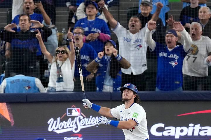 Blue Jays down Dodgers 11-4 in World Series Game 1