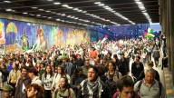 Violencia en Medellín: protesta pro-Palestina terminó en desmanes y con un concejal armado con bate