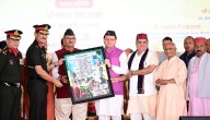 Uttarakhand CM Pushkar Dhami Honours Families Of Martyrs In Lansdowne