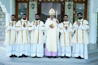Five Carmelites ordained deacons at Infant Jesus Shrine, Mangaluru
