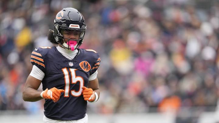 Rome Odunze, DJ Moore, D'Andre Swift out of practice Wednesday