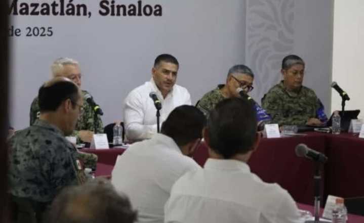Gabinete federal plantea refuerzo de seguridad para Mazatlán