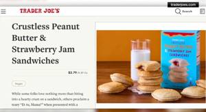 Smucker sues Trader Joe’s, saying its new PB&J sandwiches are too similar to Uncrustables