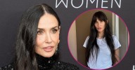 Demi Moore Brings Back Iconic Bangs Similar To Her 'Striptease' Era