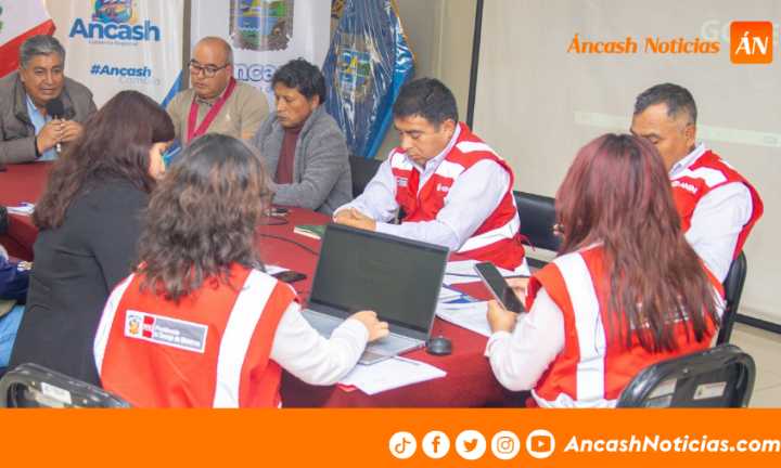 Áncash: coordinan acciones para liberar terrenos del proyecto Yungay