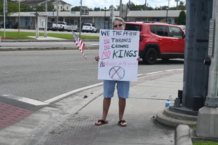 Lone Okeechobee protester: 'If I'm ever going to do it, it better be now'