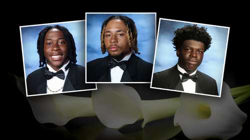 One sister appears in court on charges related to crash that killed 3 high school football players