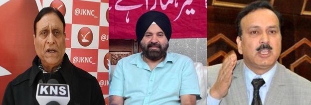 NC Nominates Choudhary Ramzan, Sajad Kichloo, Shammi Oberoi for RS polls