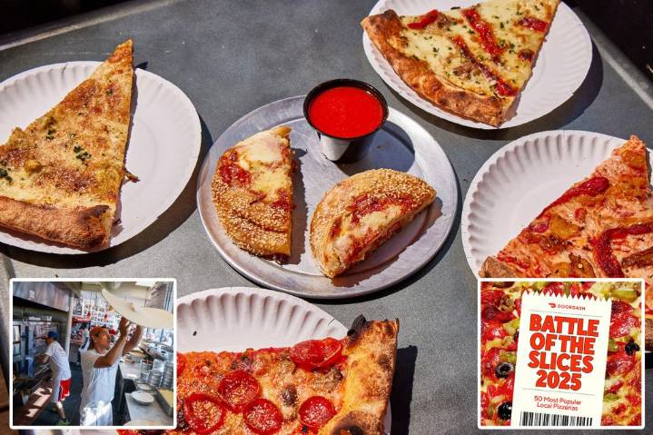 The NYC slice shops on DoorDash's 50 best local pizzerias list
