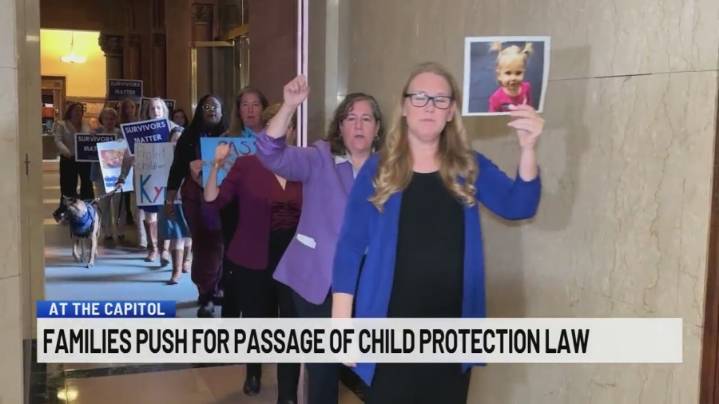 Families rally for Kyra's Law to prioritize child safety in custody cases