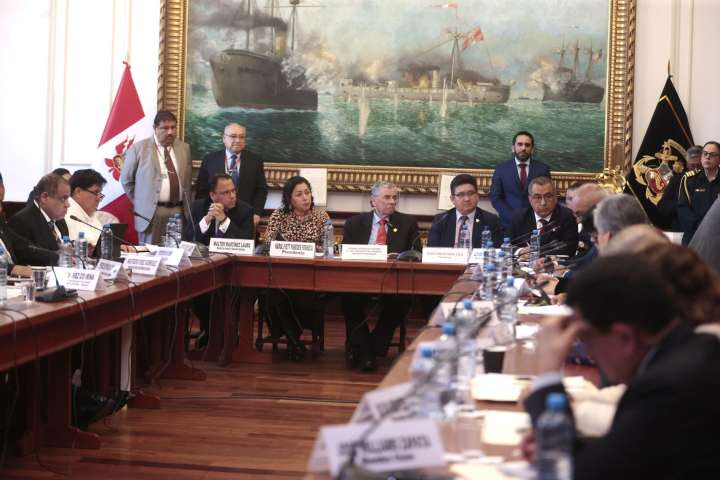 Con presencia de ministros de Estado, Congreso prioriza proyecto de ley contra la extorsión y el sicariato en el transporte