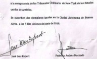 Cómo es el contrato que firmó Espert con Machado por US$ 1 millón: lo encontraron en un allanamiento