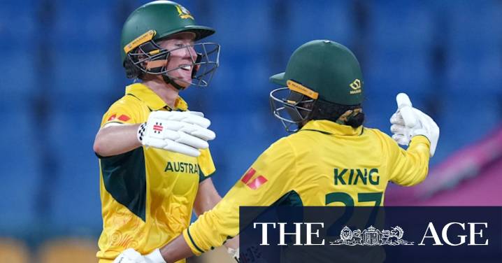 ICC Women’s Cricket World Cup: Beth Mooney’s 109 earns Australia big victory over Pakistan