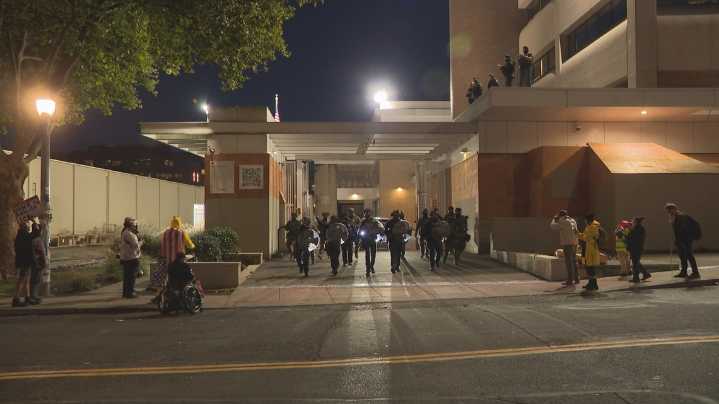 Portland woman pepper sprayed during ICE facility protest