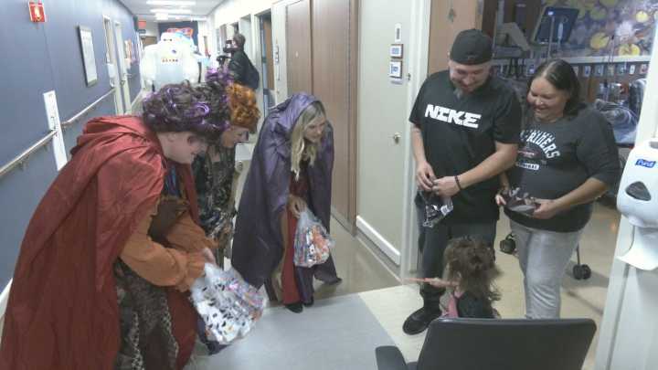Sanford Health holds annual Halloween events for their youngest patients