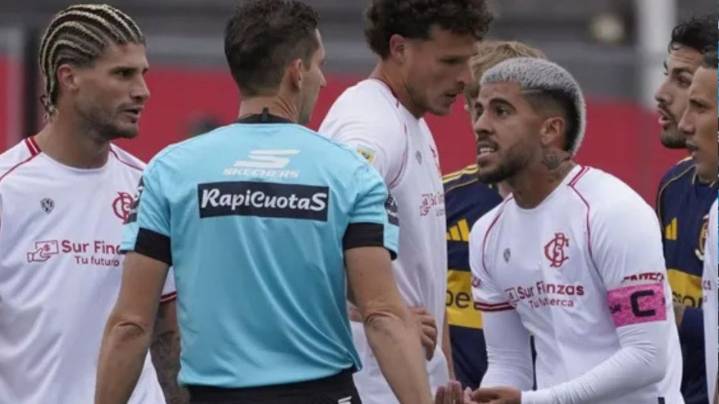 El "castigo" a Nicolás Lamolina tras expulsar al hijo de Chiqui Tapia ante Boca