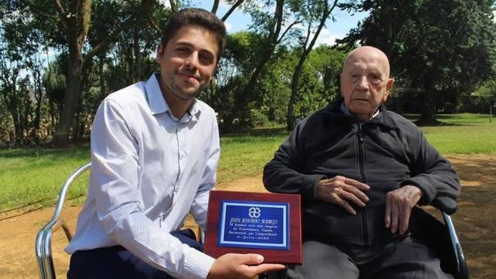 El extremeño Jesús Redondo Bermejo se convierte en el hombre más longevo de España con 110 años