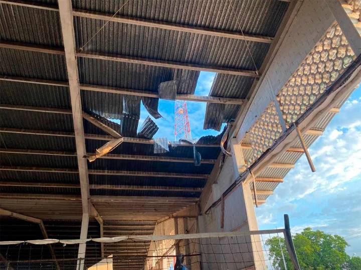 Atacan con bombas aéreas base de la Policía Municipal de Escuinapa