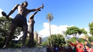 Presidente inaugura nuevo monumento a Guaicaipuro y Urquía en Caracas