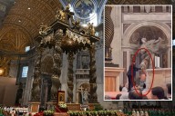 Man urinates on altar at Vatican City's St. Peter's Basilica during Holy Mass