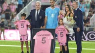 El Inter Miami homenajea Busquets tras un 'hat-trick' de asistencias de Leo Messi