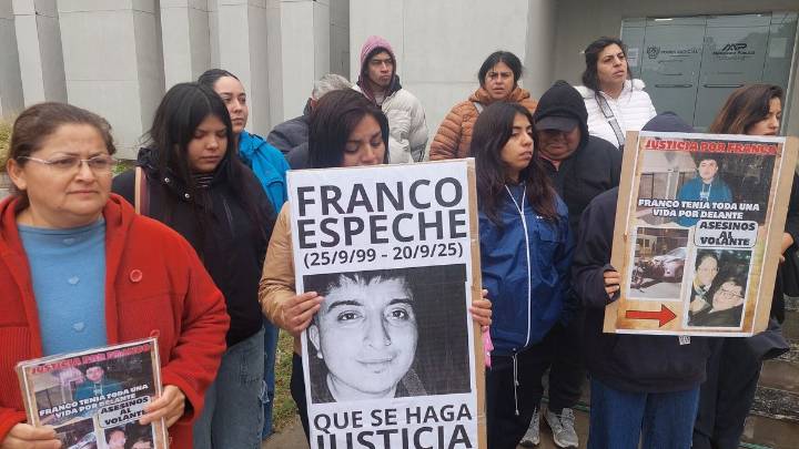 "Seguiremos marchando hasta que haya justicia por Franco Espeche"