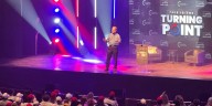 Braun rallies students at packed Turning Point USA event at Indiana University