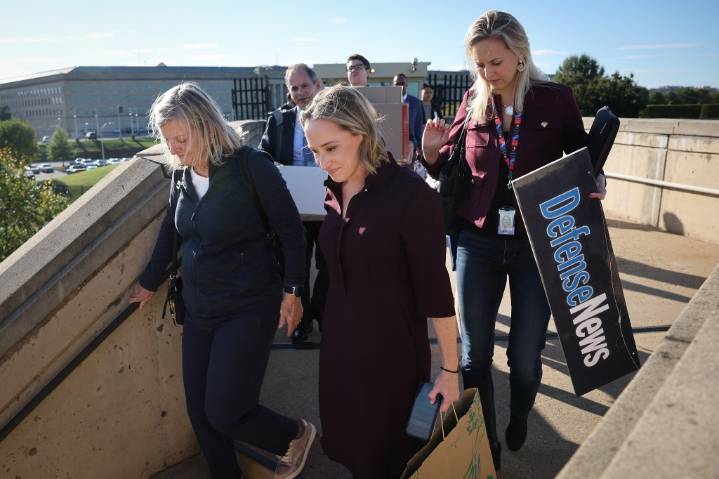 Reporters Clear Out Of Pentagon After Declining New Policy