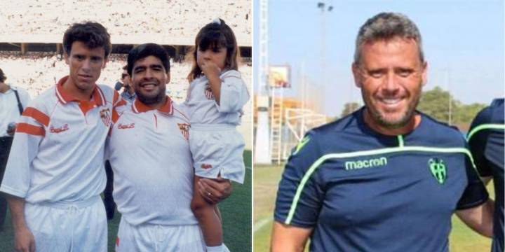 Las memorias de un ex compañero de Maradona en Sevilla: el abrazo que lo hizo llorar, los “permitidos” y el recuerdo en su billetera