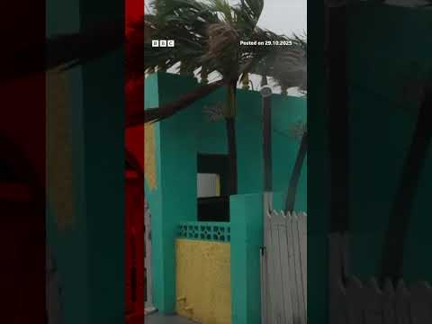Hurricane Melissa ‘cut off one side of city from other’, Montego Bay mayor says. #Jamaica #BBCNews
