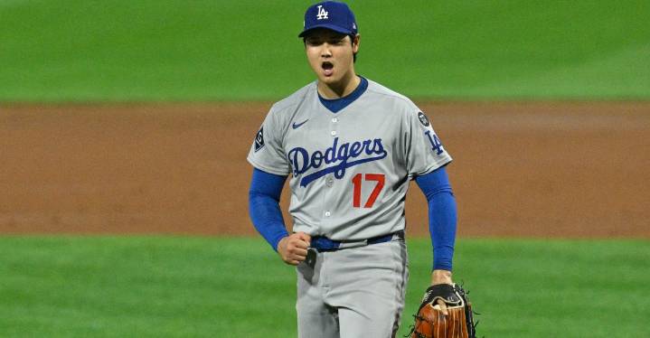 Shohei Ohtani & Dodgers postseason starting pitching streaks