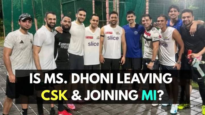 Is MS Dhoni going to play for MI in this year's IPL? The buzz behind this VIRAL picture