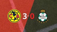 Liga MX: Santos Laguna sucumbe ante Club América en una goleada 3