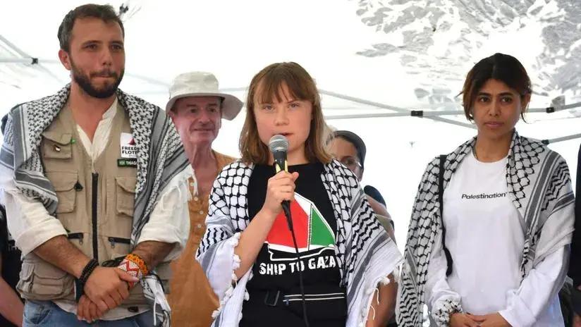 Greta Thunberg denuncia que Israel "está intentando eliminar a una población entera" en Gaza