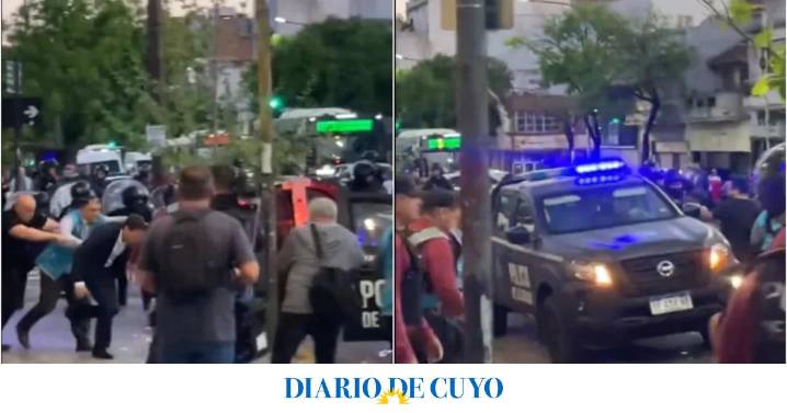 Incidentes en San Lorenzo: Moretti recibió insultos de los hinchas y se fue en una camioneta de la Policía