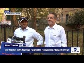 LIVE: NYC Mayor Adams joins Independent mayoral candidate Cuomo for campaign event