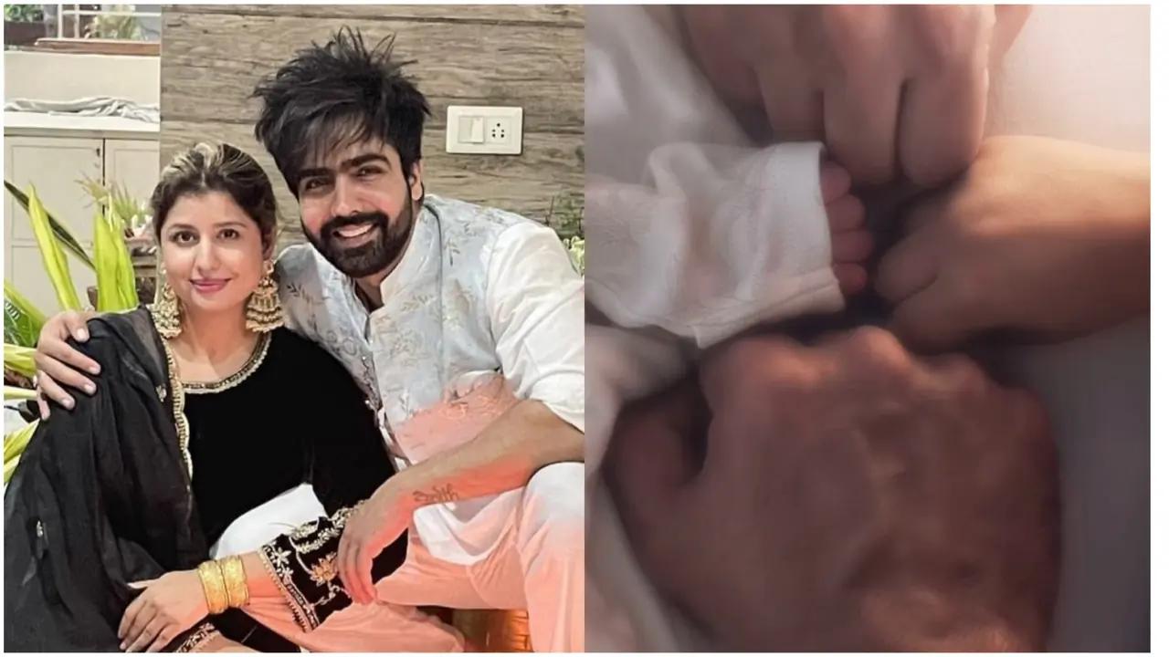 Harrdy Sandhu and Zenith Sidhu announce the arrival of their second child with a heart