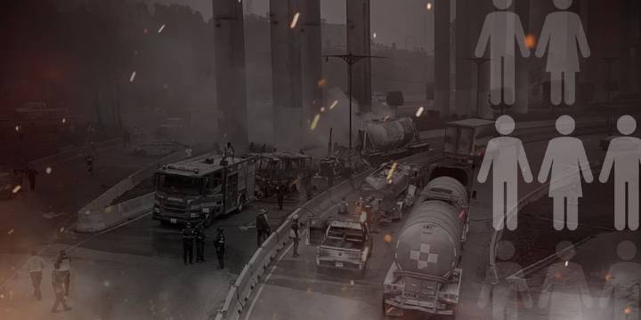 Ocho personas siguen hospitalizadas por la explosión de pipa en Iztapalapa; nieta de Alicia Matías continúa en Texas