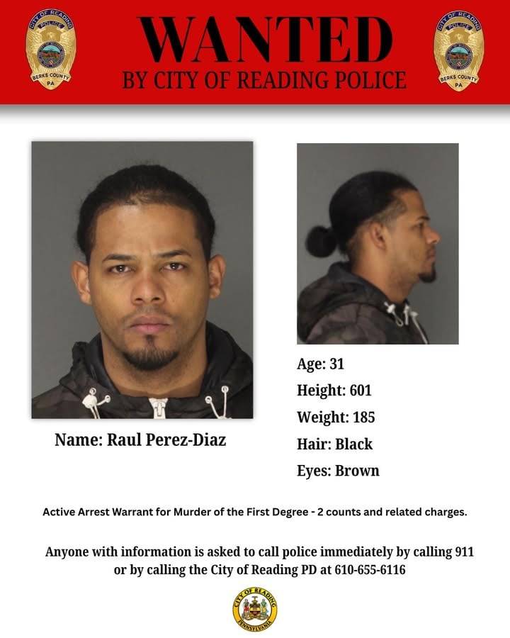 Double homicide sparks manhunt in Reading after suspect fails to surrender