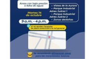 ATENTO AVISO: Mañana cortarán el agua a varios fraccionamientos