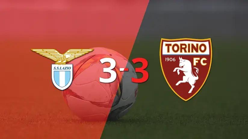 Serie A: Los dos goles de Matteo Cancellieri no evitaron el empate entre Lazio y Torino