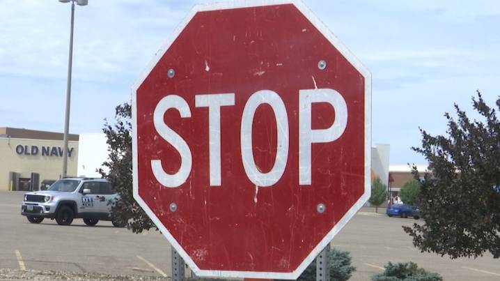 Intersection outside Target at Dakota Square Mall closed due to construction